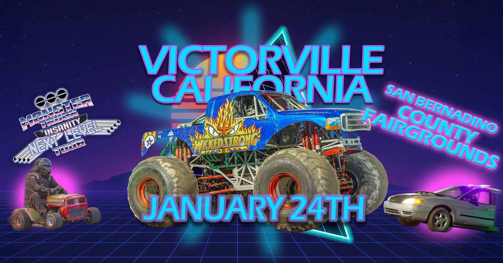 Victorville event poster designed by Troy Lee